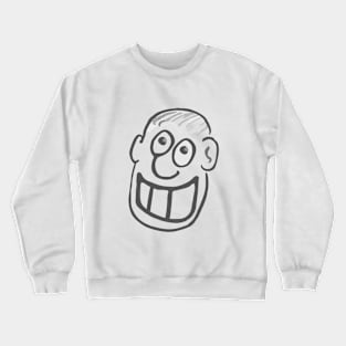 The Face Of Ecstasy hehehehehe Crewneck Sweatshirt